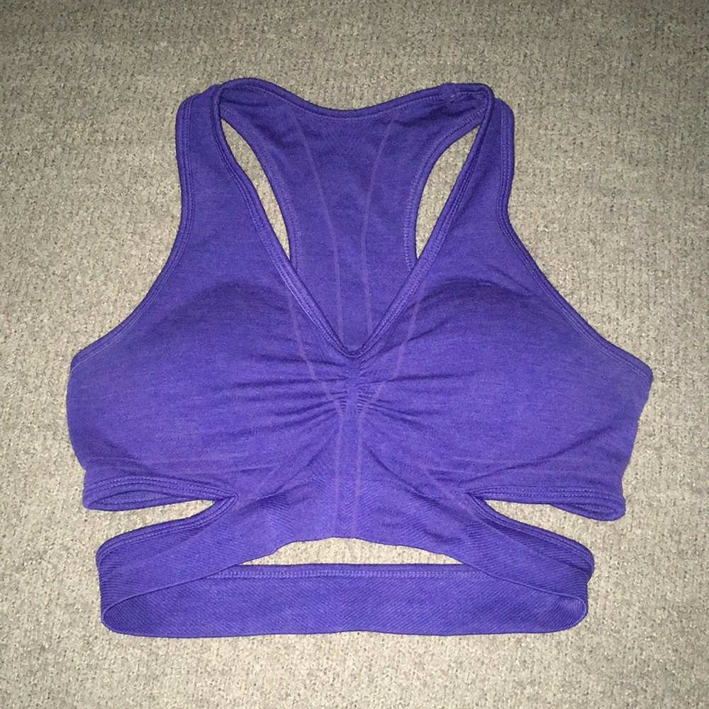 Alphalete Stratus Sport Bra size SMALL, shade True Indigo.